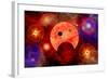 New Star Formation in a Vast Gaseous Nebula-null-Framed Art Print