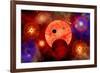 New Star Formation in a Vast Gaseous Nebula-null-Framed Art Print