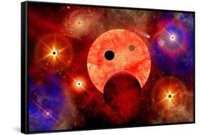 New Star Formation in a Vast Gaseous Nebula-null-Framed Stretched Canvas