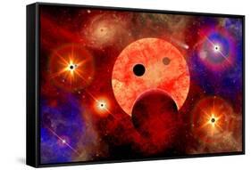 New Star Formation in a Vast Gaseous Nebula-null-Framed Stretched Canvas
