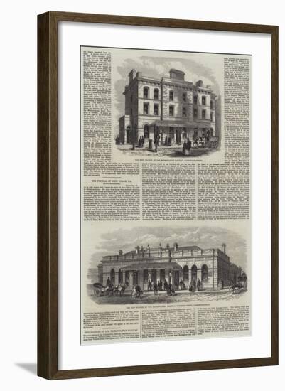 New Stations of the Metropolitan Railway-null-Framed Giclee Print