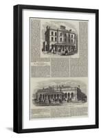 New Stations of the Metropolitan Railway-null-Framed Giclee Print