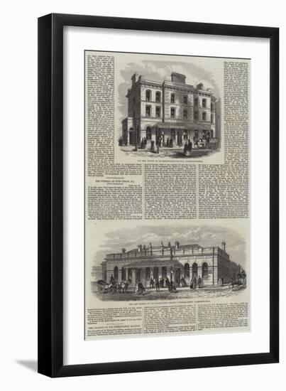 New Stations of the Metropolitan Railway-null-Framed Giclee Print