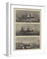 New Steam Ships-null-Framed Giclee Print