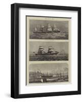 New Steam Ships-null-Framed Premium Giclee Print