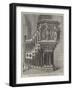 New Stone Pulpit in St Patrick's Cathedral, Dublin-null-Framed Giclee Print