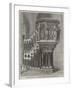 New Stone Pulpit in St Patrick's Cathedral, Dublin-null-Framed Giclee Print