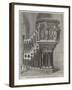 New Stone Pulpit in St Patrick's Cathedral, Dublin-null-Framed Giclee Print