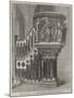 New Stone Pulpit in St Patrick's Cathedral, Dublin-null-Mounted Giclee Print