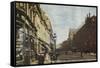 New Street and Grammar School, Birmingham-null-Framed Stretched Canvas