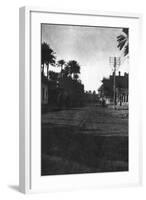 New Street, Baghdad, 1918-null-Framed Giclee Print