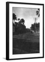 New Street, Baghdad, 1918-null-Framed Giclee Print