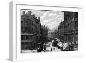 New Street, Birmingham, West Midlands, 1887-null-Framed Giclee Print