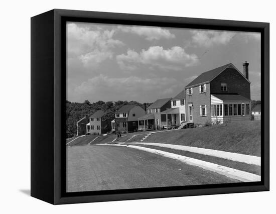 New Subdivision in Arlington-John Collier-Framed Stretched Canvas