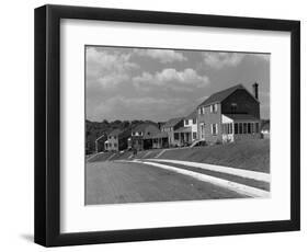 New Subdivision in Arlington-John Collier-Framed Photographic Print