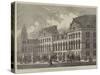 New Terminus Station of the Great Eastern Railway, Liverpool-Street, City-null-Stretched Canvas