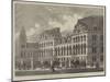 New Terminus Station of the Great Eastern Railway, Liverpool-Street, City-null-Mounted Giclee Print