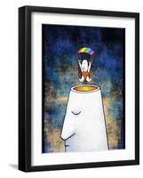 New Thoughts, Conceptual Artwork-David Gifford-Framed Photographic Print