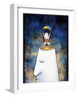 New Thoughts, Conceptual Artwork-David Gifford-Framed Photographic Print