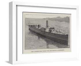 New Torpedo-Boat Built for the British Government-null-Framed Giclee Print