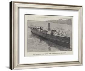 New Torpedo-Boat Built for the British Government-null-Framed Giclee Print