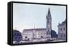 New Town Hall, C.1830-Vincenc Morstadt-Framed Stretched Canvas