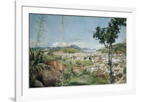 New Town of Rio De Janeiro from the Livramiento, C. 1825-6-Charles Landseer-Framed Giclee Print