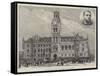 New Townhall at Barrow-In-Furness, North Lancashire-null-Framed Stretched Canvas