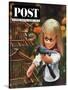 "New Toys 1963," Saturday Evening Post Cover, December 7, 1963-Allan Grant-Stretched Canvas