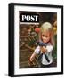 "New Toys 1963," Saturday Evening Post Cover, December 7, 1963-Allan Grant-Framed Premium Giclee Print