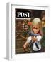 "New Toys 1963," Saturday Evening Post Cover, December 7, 1963-Allan Grant-Framed Premium Giclee Print