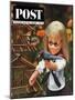 "New Toys 1963," Saturday Evening Post Cover, December 7, 1963-Allan Grant-Mounted Premium Giclee Print