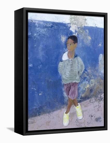 New Trainers, Havana, Cuba-Kate Yates-Framed Stretched Canvas