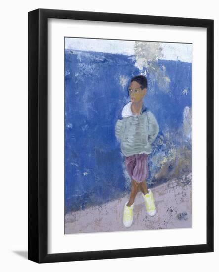 New Trainers, Havana, Cuba-Kate Yates-Framed Giclee Print