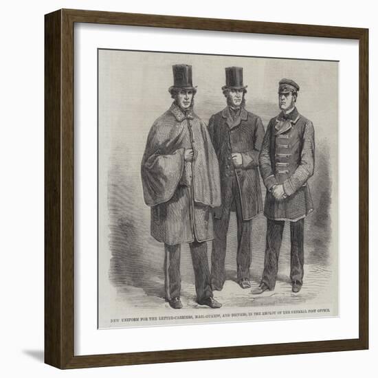 New Uniform for the Letter-Carriers-null-Framed Giclee Print