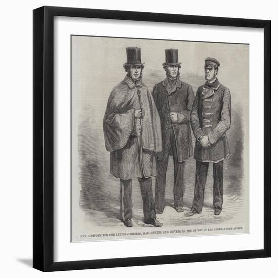 New Uniform for the Letter-Carriers-null-Framed Giclee Print