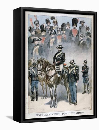 New Uniform of the Gendarmes, 1896-F Meaulle-Framed Stretched Canvas