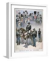 New Uniform of the Gendarmes, 1896-F Meaulle-Framed Giclee Print