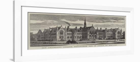 New University College, Nottingham, Now in Course of Erection-null-Framed Giclee Print