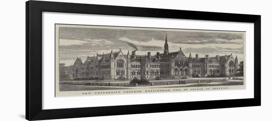 New University College, Nottingham, Now in Course of Erection-null-Framed Giclee Print