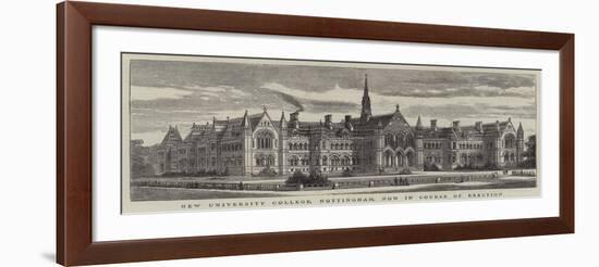 New University College, Nottingham, Now in Course of Erection-null-Framed Giclee Print