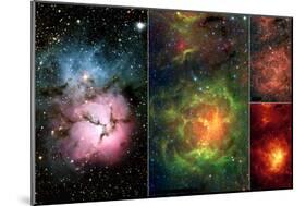 New Views of a Familiar Beauty Nebula Space Photo Art Poster Print-null-Mounted Poster