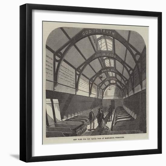 New Ward for the Casual Poor at Marylebone Workhouse-Frank Watkins-Framed Giclee Print