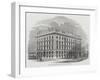 New Warehouses Erected for Messers Brown, Son, and Company, Manchester-null-Framed Premium Giclee Print