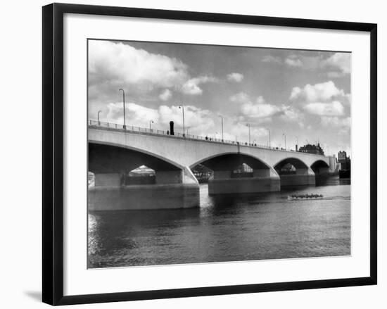 New Waterloo Bridge-Fred Musto-Framed Photographic Print