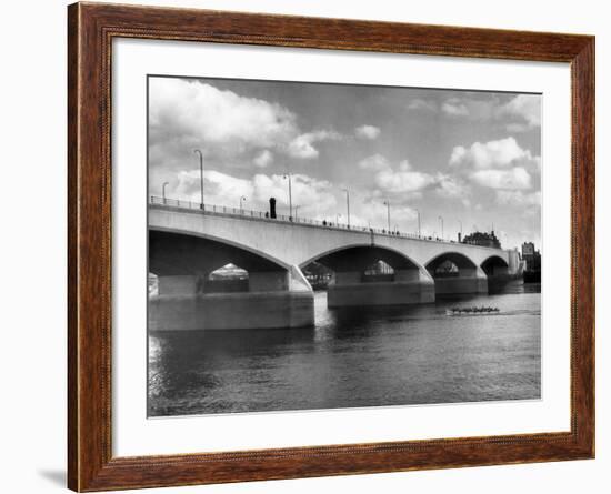 New Waterloo Bridge-Fred Musto-Framed Photographic Print