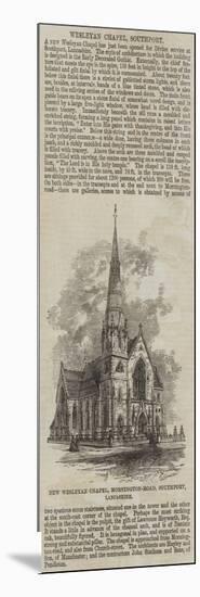 New Wesleyan Chapel, Mornington-Road, Southport, Lancashire-null-Mounted Giclee Print