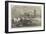 New Westminster-Bridge, General View, Thomas Page, Engineer-null-Framed Giclee Print