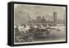 New Westminster-Bridge, General View, Thomas Page, Engineer-null-Framed Stretched Canvas