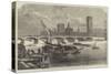 New Westminster-Bridge, General View, Thomas Page, Engineer-null-Stretched Canvas